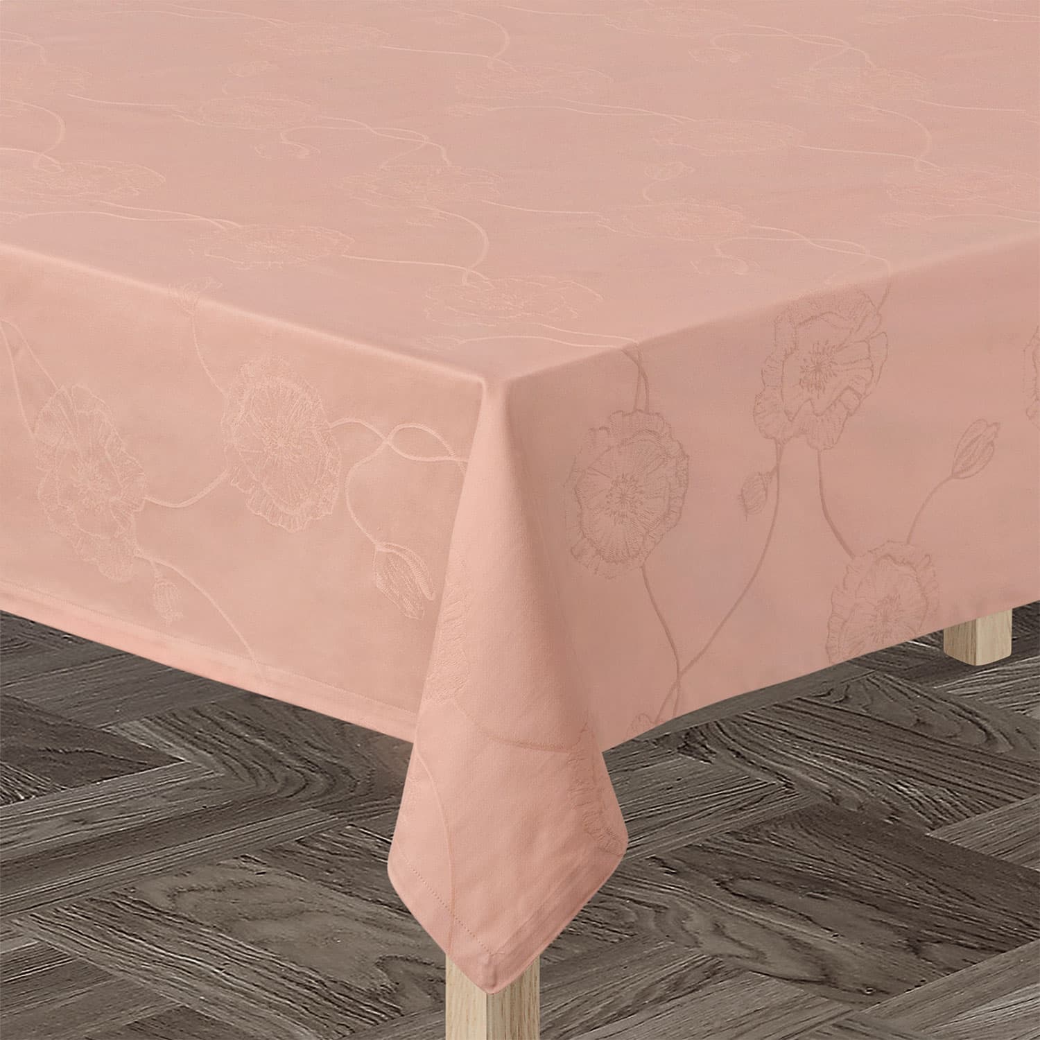 Kähler Hammershøi Damaskdug Poppy, Nude 150x370 cm