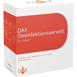 DAX Desinfektionsservett H�nder 20 st/pakke