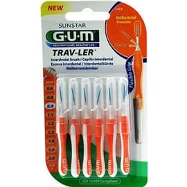 GUM Travler Mellanrumsborste 0,9 mm 6 st/paket 1