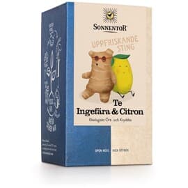 Sonnentor Te Ingef�ra & Citron 18 st/pakke