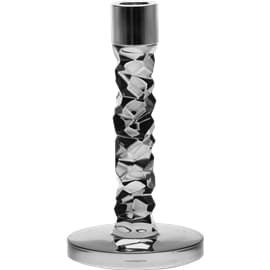 Orrefors Carat Lysestage Antracit 18.3 cm Antracit