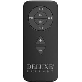 Deluxe Homeart Fjernbetjening LED-lys Sort