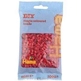 Hama Perler 1000 stk. Dark red (christmas)