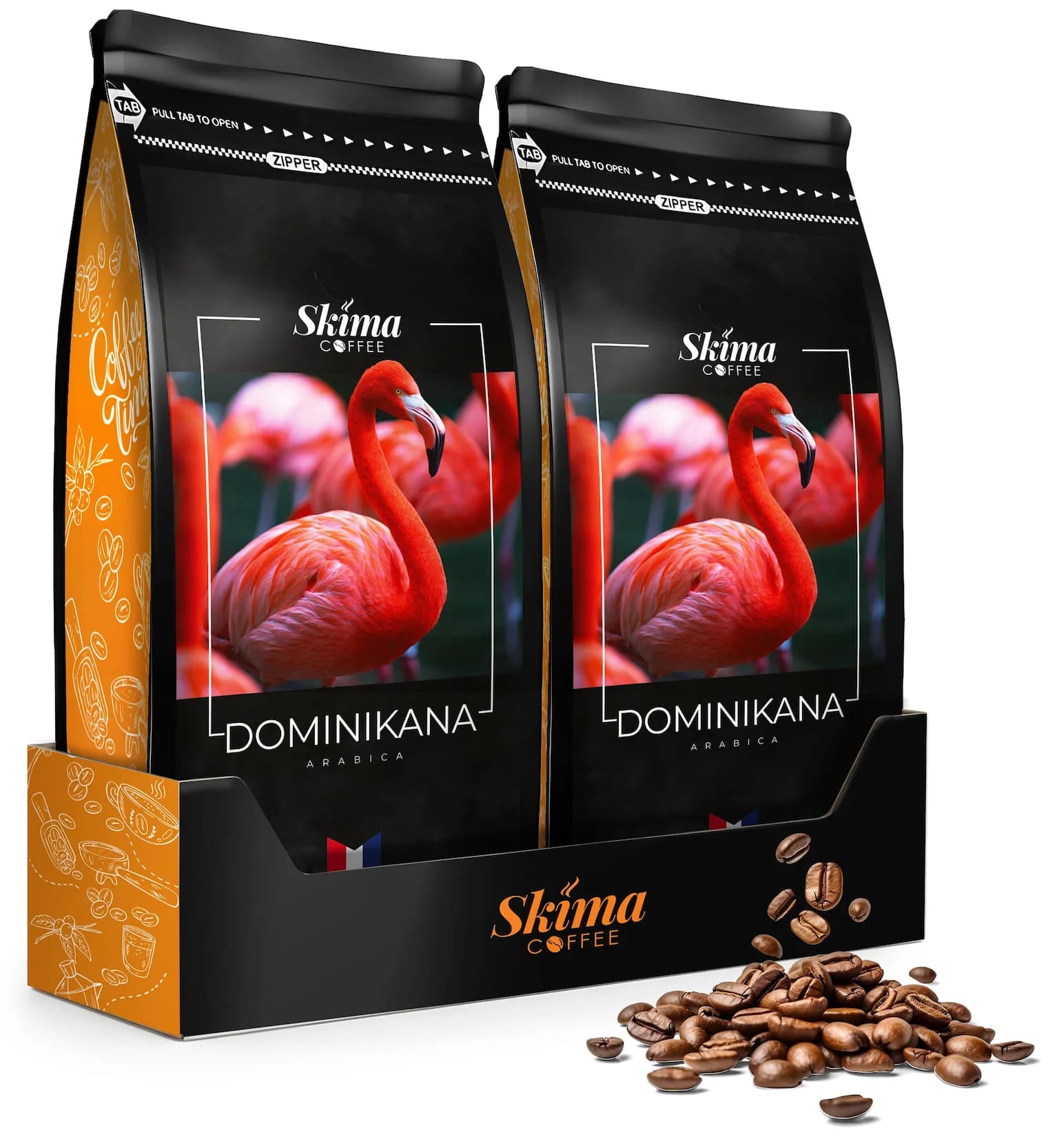 Whole Bean Coffee 2x1kg DOMINICAN REPUBLIC 100% ARABICA Fresh for Espresso Machines + FREE GIFT