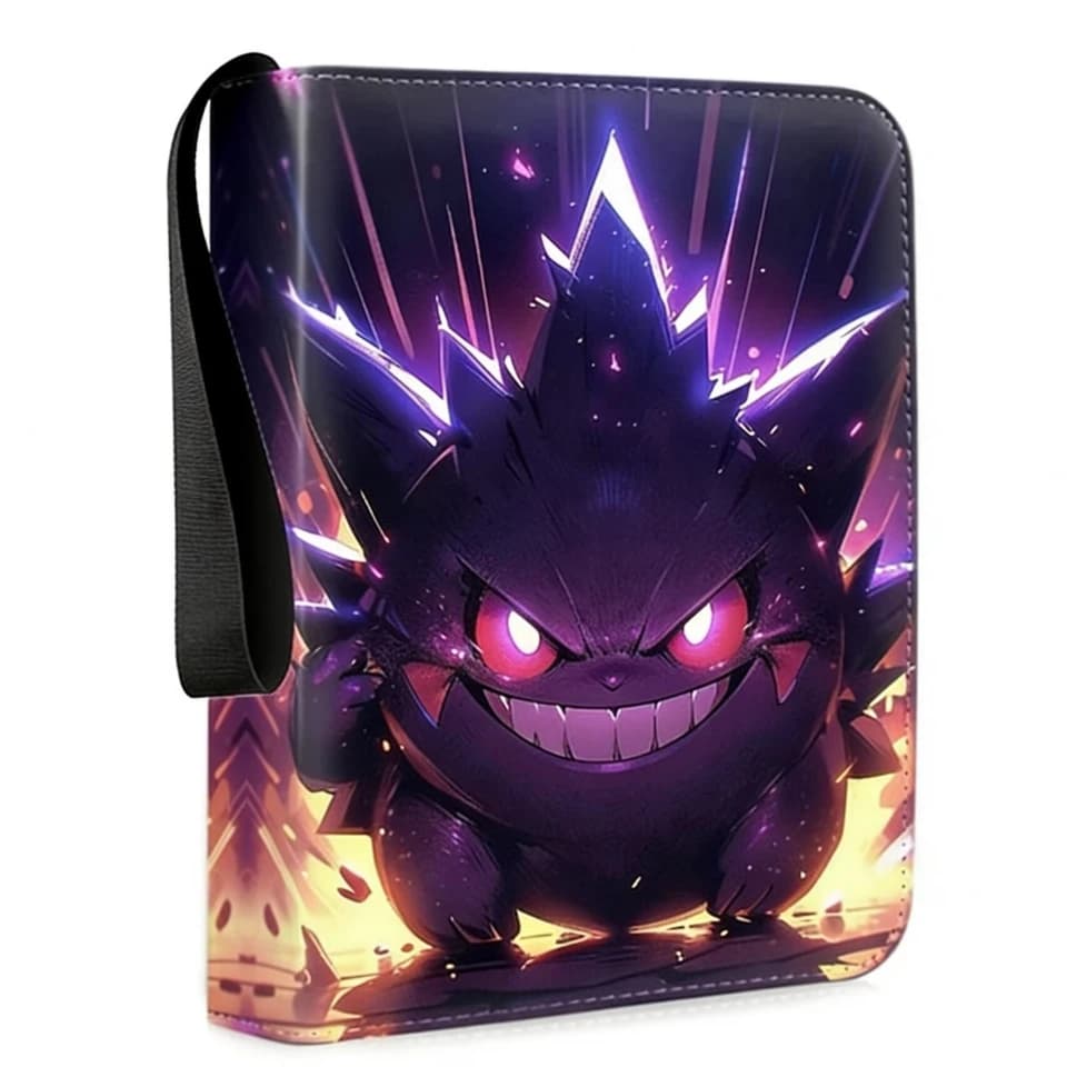 NEW-- 400PCS *Poke moned!!!Album Binder Photocard PU Zipper Photo Album Carte Holder Toy Collection Folder Letters Cards' Hobby