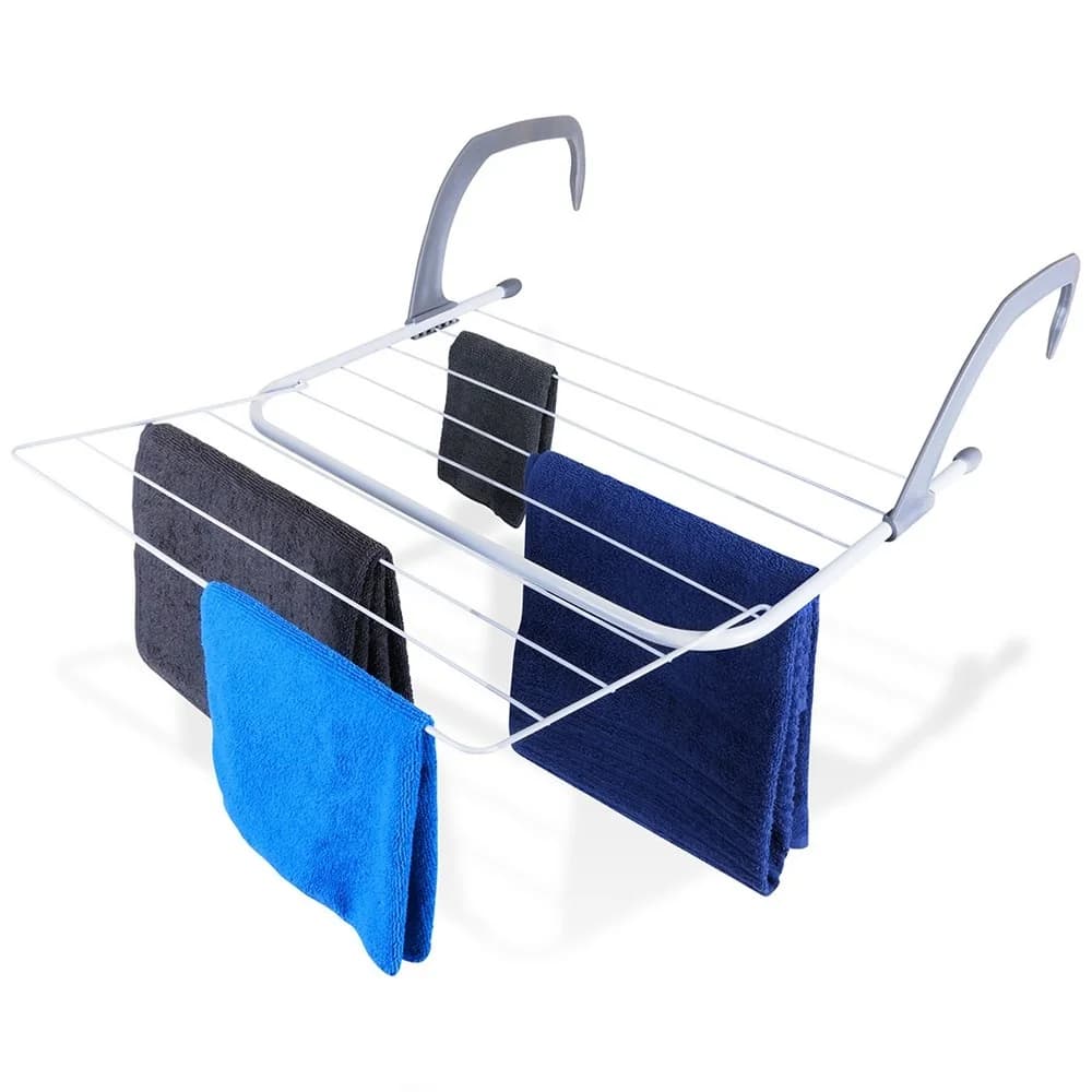 Laundry Dryer for radiator metal white folding 55x50.5 cm