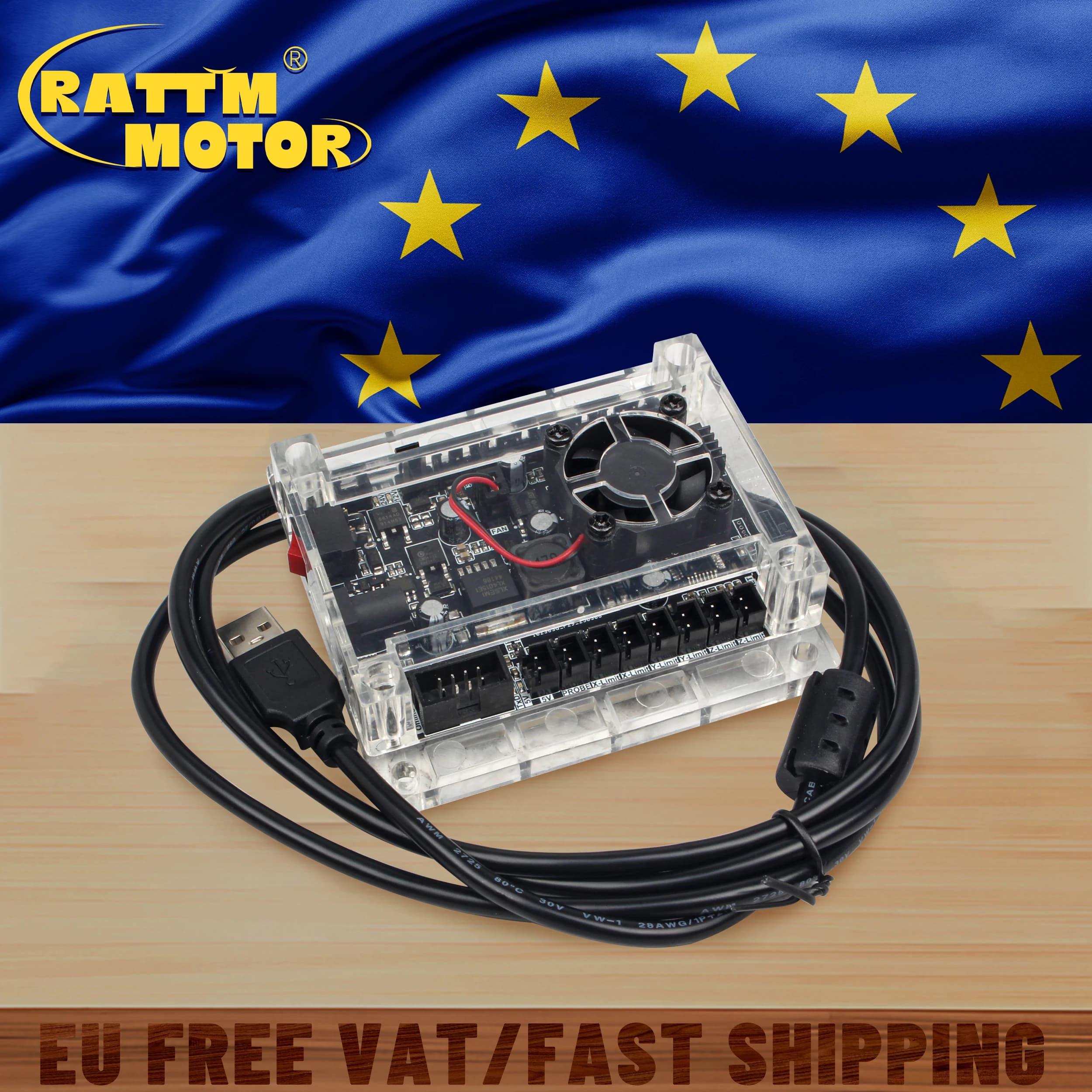 【EU Free VAT】 Control Board Card GRBL 1.1 USB Port 3 Axis Integrated Driver for CNC Engraving Machine 1610 Pro 3018 Pro