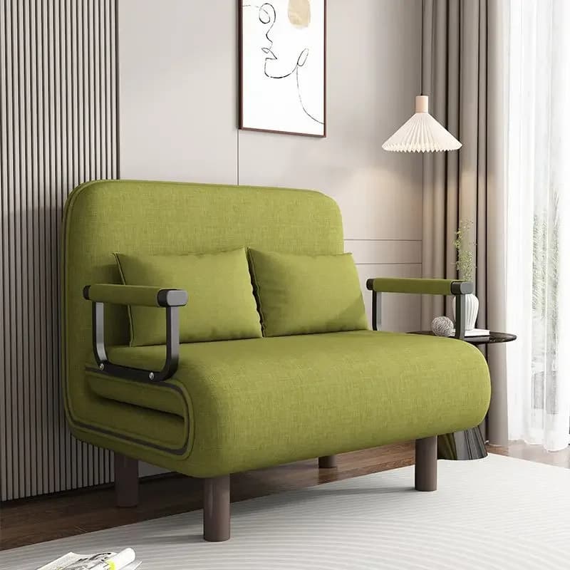 Folding Sofa Bed Small Apartment Dual-purpose Living Room Single Leisure Lunch Break Bed Lazy Multi-function