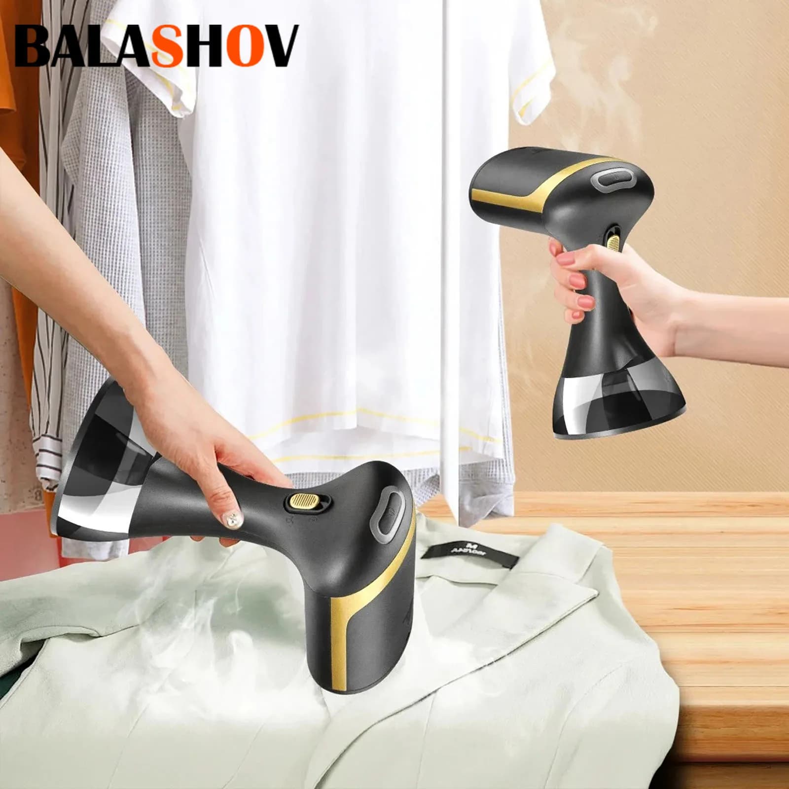 Handheld Garment Steamer 1300W Electric Household Fabric Steam Iron 220V Portable Vertical Fast-Heat for Clothes Ironing 350ml