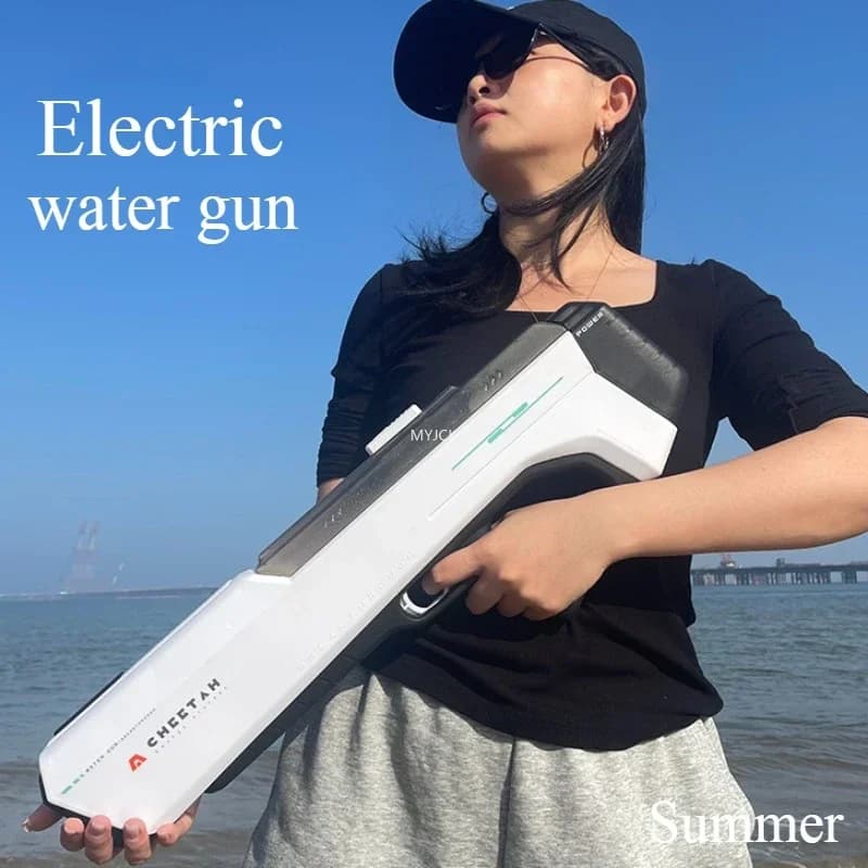 Automatically Water High Pressure Electric Water Gun Toys for Kids Summer Outdoor Pool Fight Games Children Water Toys Gift