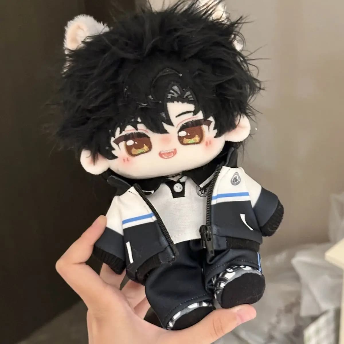 20cm Doll School Uniform Set Japanese Kawaii Cotton Plush Doll Outfit Back to School Replacement Clothes