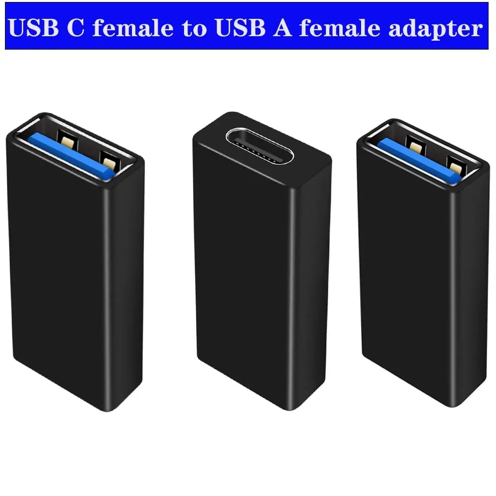 2/3pcs High Speed USB 3.0 A Female To USB C USB 3.1 Type C Female OTG Adapter Converter Adaptor 5gbps Aata Transmission