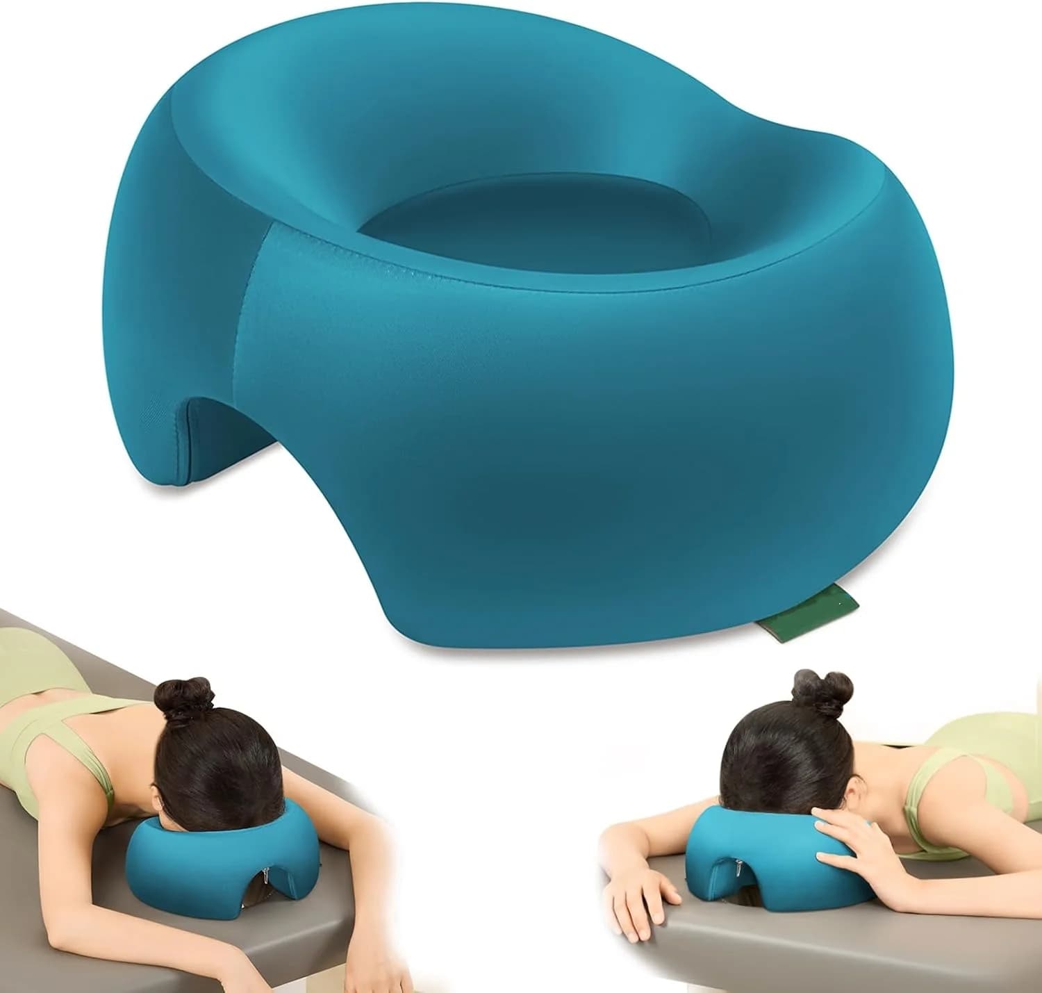 Face Down Pillow Ergonomic Memory Foam Pillow Salon Massage Pillow Home Massage for Home Travel Beauty Salons SPA Women