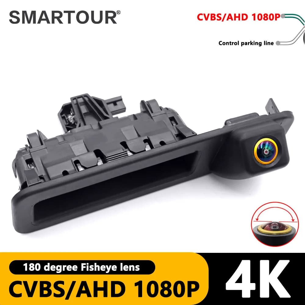 Smartour 4K AHD 1080P Vehicle Rear View Camera for BMW 5 Series F10 F11/ 3 Series F30 F31 F32/X3 F25/X4 F26/X5 F15/X6 F16 Car