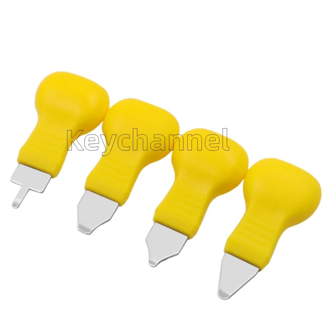 4pcs Car Key Shell Remove Tool Open Remote Shell Tool Car Remote Case Repair Tool Kit Locksmith Tool for KEYDIY VVDI JMD KD