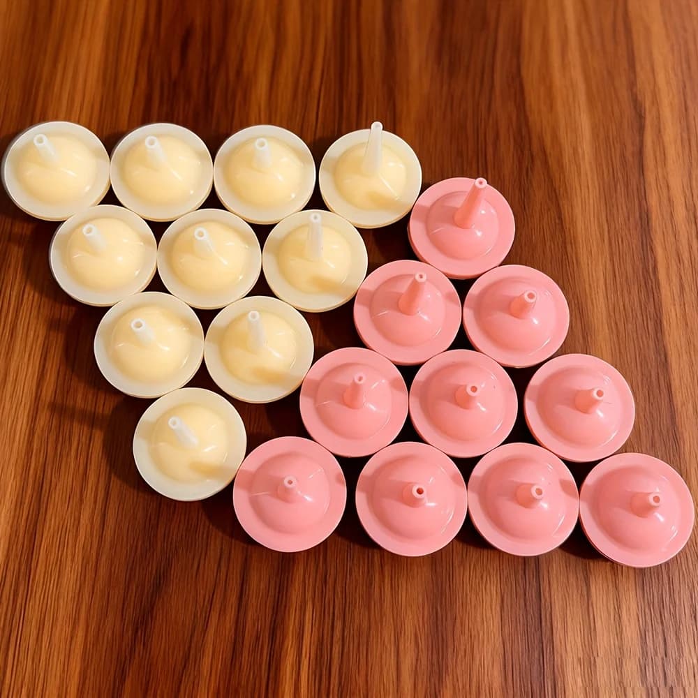 10 pieces of animal silicone nipples, for feeding milk, water, medicine and deworming (without syringes, only nipples)
