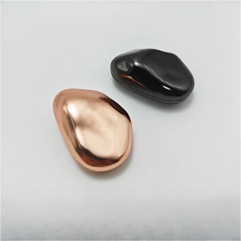 Zinc Alloy Slide Magnetic Solid Perfume Box, Minimalist Metal Balm Container, Portable Refillable Cosmetic Case