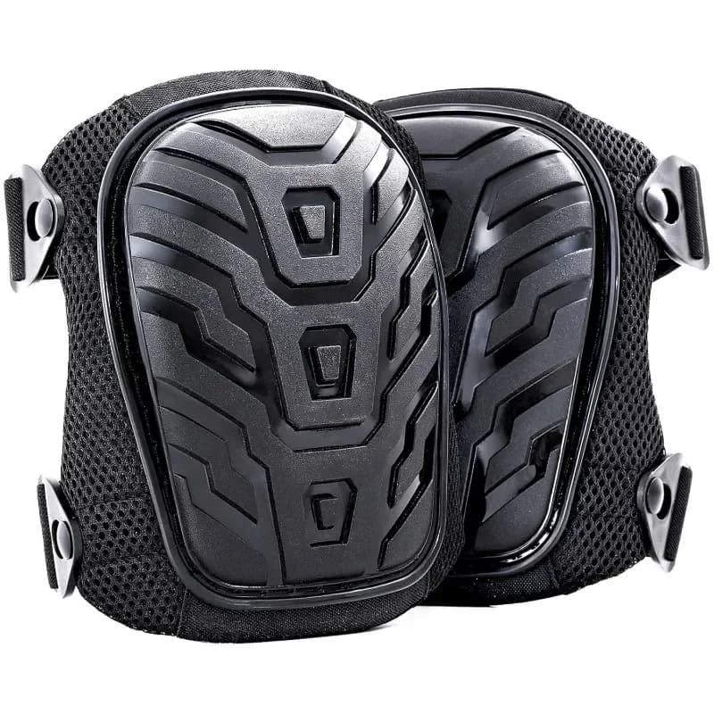 Professional Knee Pads for Work with Secure Double Straps & Regulable Clips Would Industrial Heavy Duty Tactical Gardening