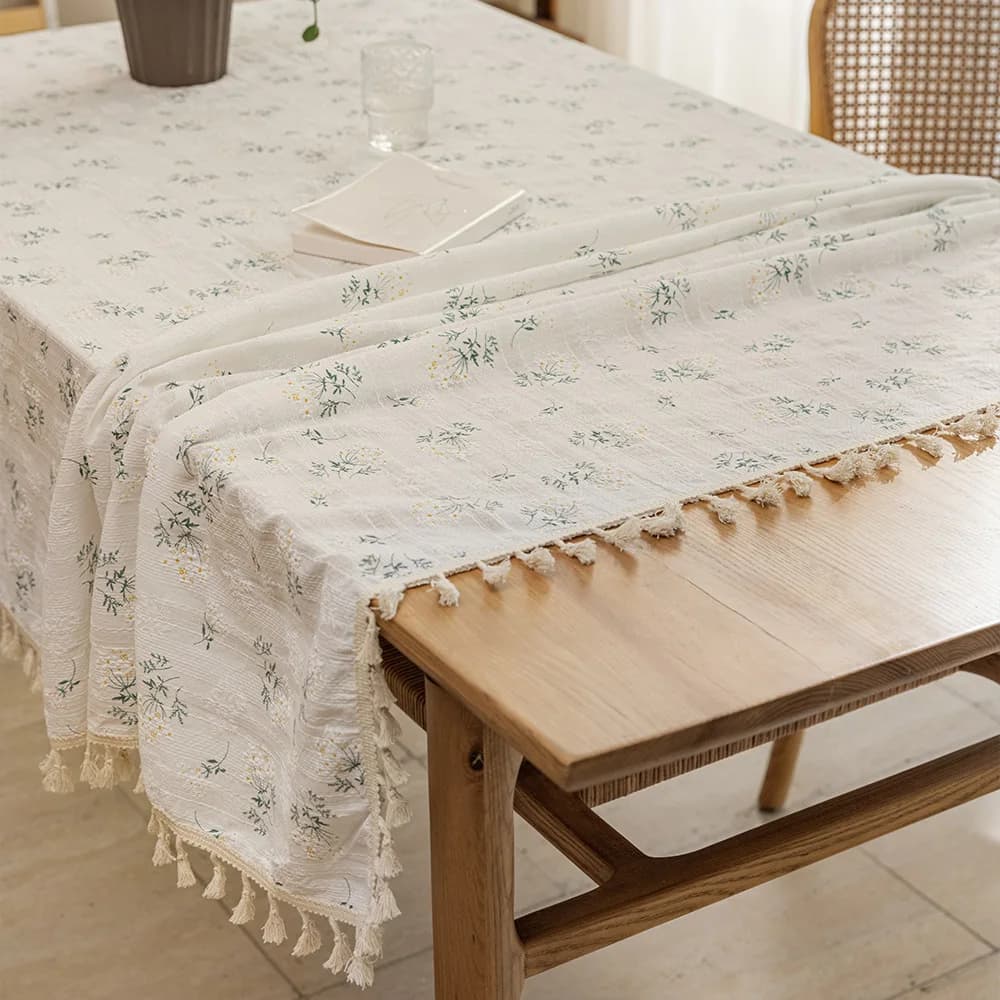 Cotton Dustproof Desktop Suitable for Kitchen Dinner Picnic Tablecloths Table Towels and Home Decoration