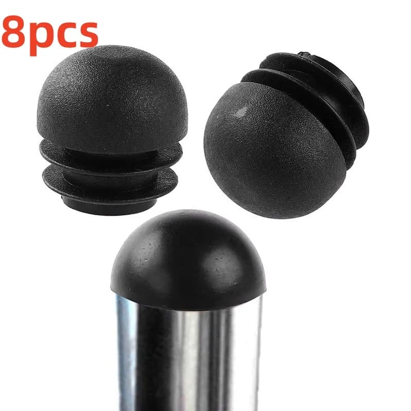 4/8pcs Chair Leg Caps Round Steel Pipe Plug Table Feet Mat Floor Silent Protector Pads Chair Table Feet Decorative Dust Cover