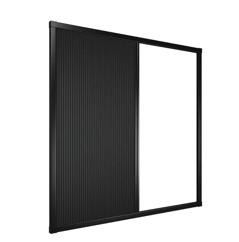 Complete Blackout or Light Filtering Cellular Fabric Honeycomb Blinds Cordless Sliding Honeycomb Curtain with Frame for Windows