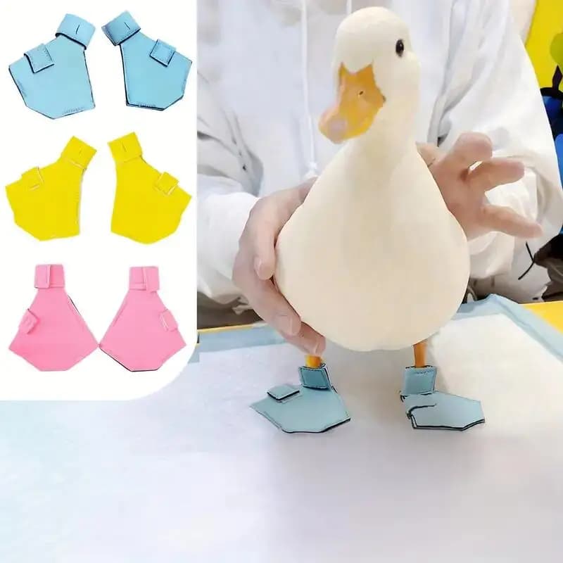 Pet Supplies Duck Goose Shoes Pet Duck Cole Duck Feet Bird Boots Protective Shoes