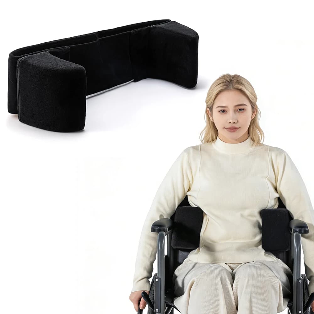 Wheelchair Side Support Pad，Adjustable Side Plate Support Device，Suitable for Wheelchair, Lateral Foam Wedge for Elderly