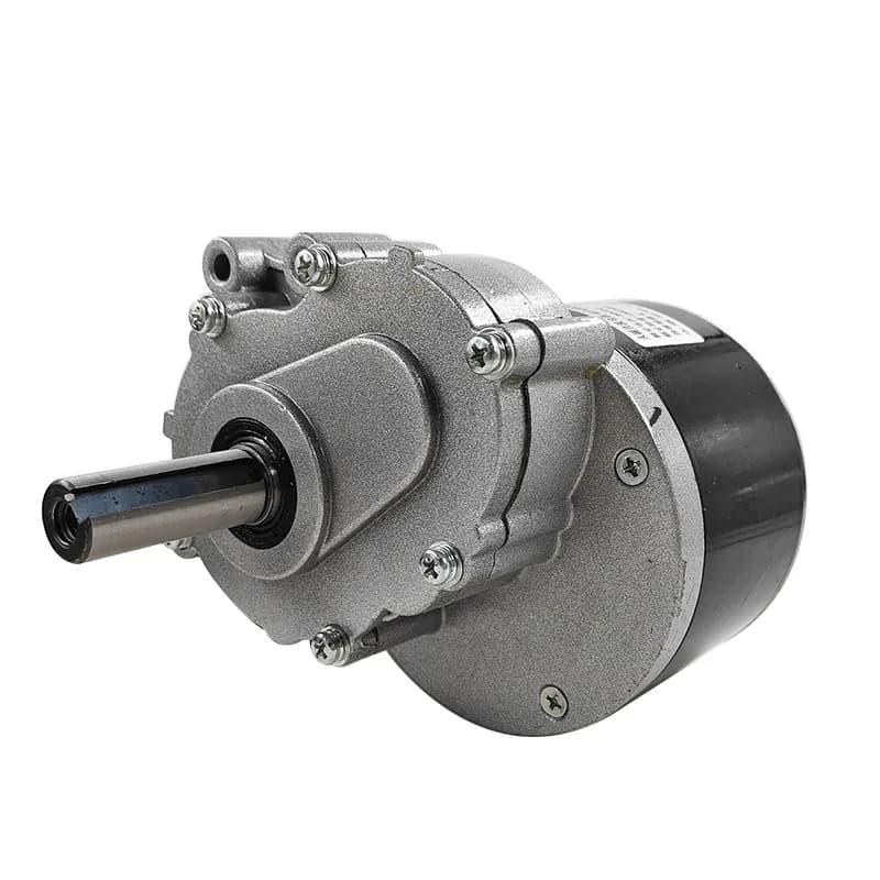 MY1016Z 250W 24V Permanent Magnet Brushed DC Motor 75rpm/120rpm 44mm Shaft 17mm Diameter for Wheelchair