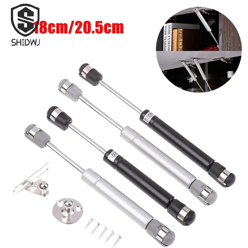 1/2Pcs 18cm/20.5cm Cabinet Door Gas Struts Supports Shocks Kitchen Cupboard Hydraulic Hinge Furniture Accessories