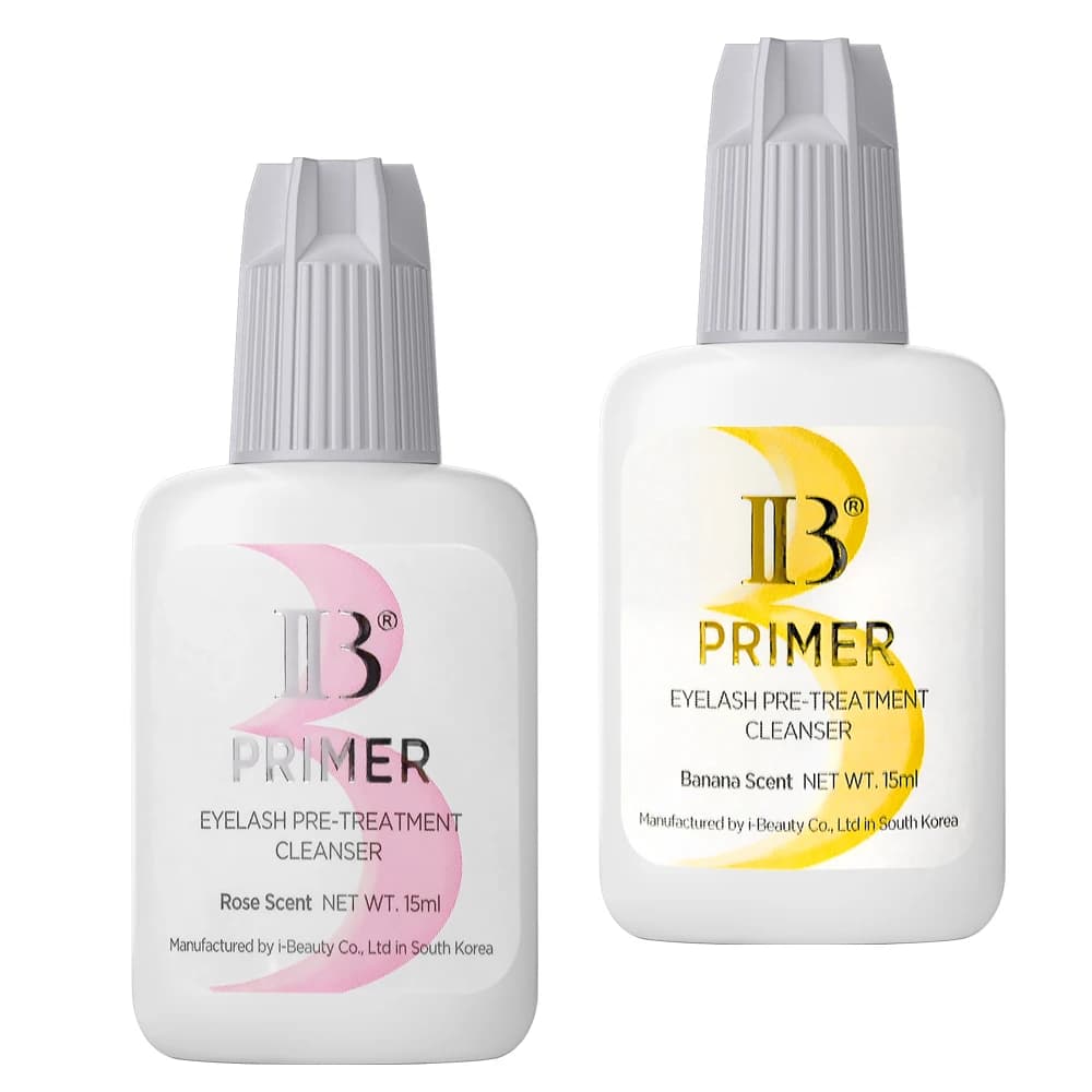 1 Bottle IB Banana Primer Fake Eyelash Extension Rose Booster Fast Dry Long Lasting Korea Beauty Shop Strong Adhesive Bonder