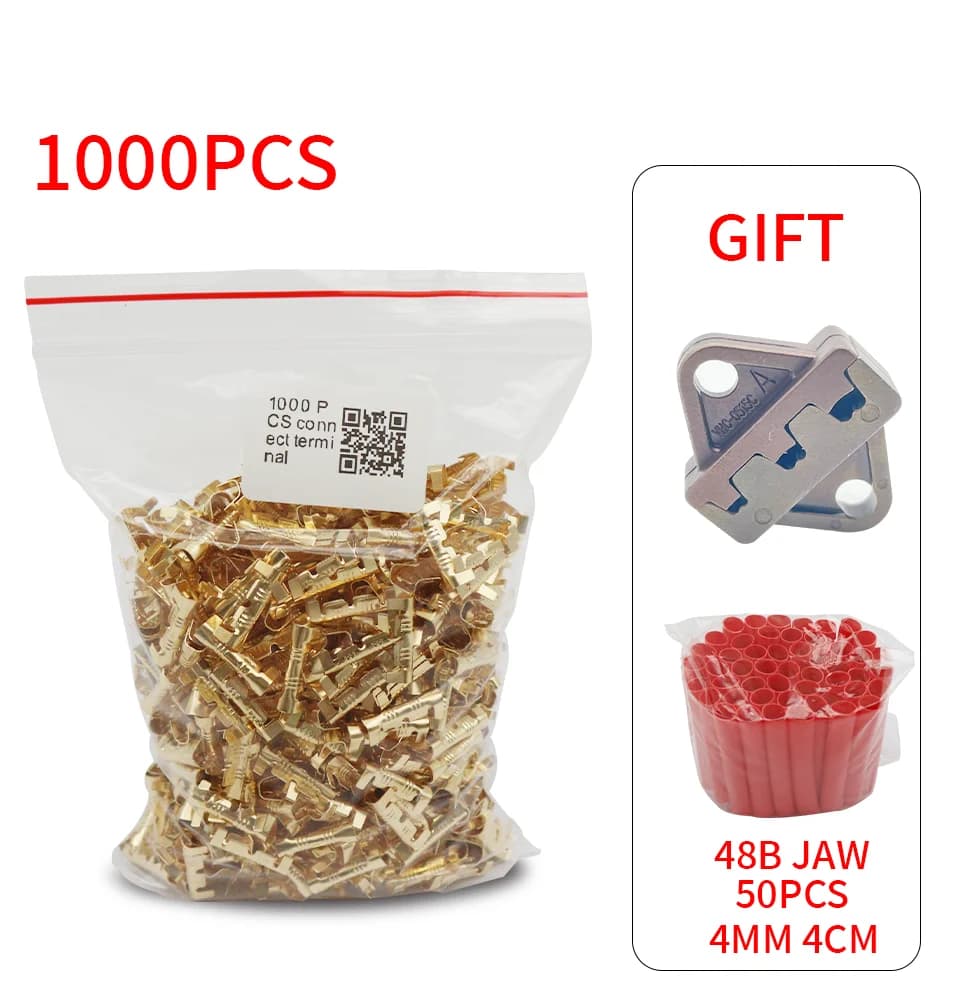 50pcs/100pcs 453 U-Shaped Terminal Tab Cold Inserts Connectors Cold Terminal Small Teeth Fascia Terminal, 0.3-1.5mm2