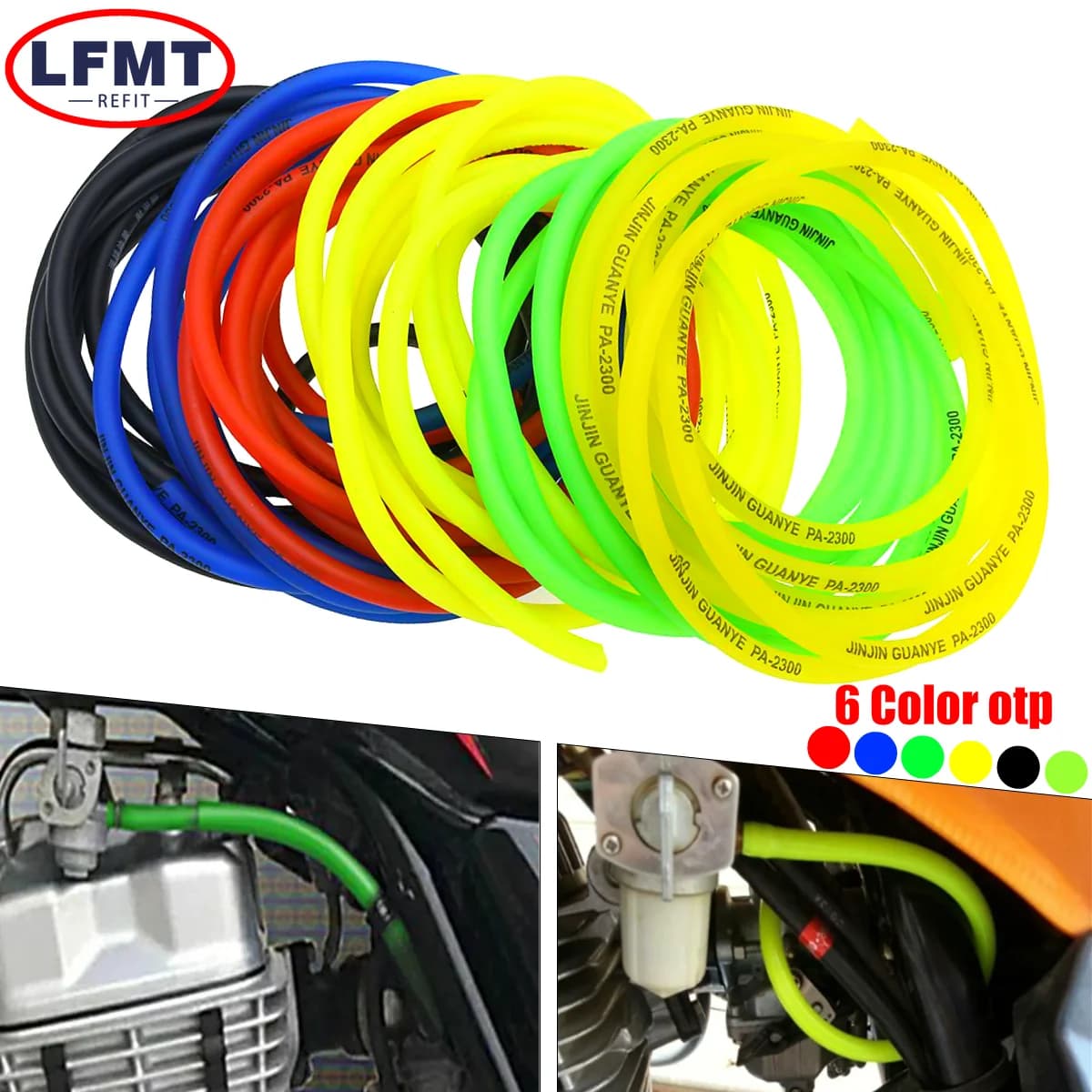 1 Meter 3 Meter 5 Meter Motorcycle Universal Hose Petrol Fuel Line  Gas Oil Pipe Tube for Dirt Bike ATV Quad Minimotor Scooter