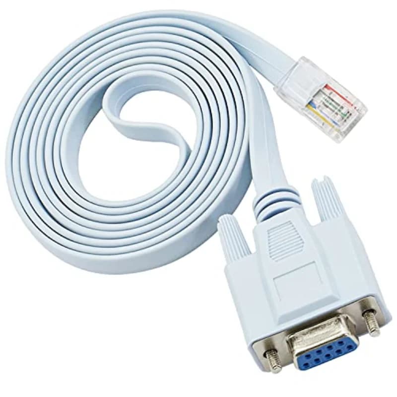 DB9 To RJ45 Console Cable RS232 Serial Adapter 1.5m RS-232 9Pin RJ45 8P8C Network Converter Cord for Cisco Switch Routers