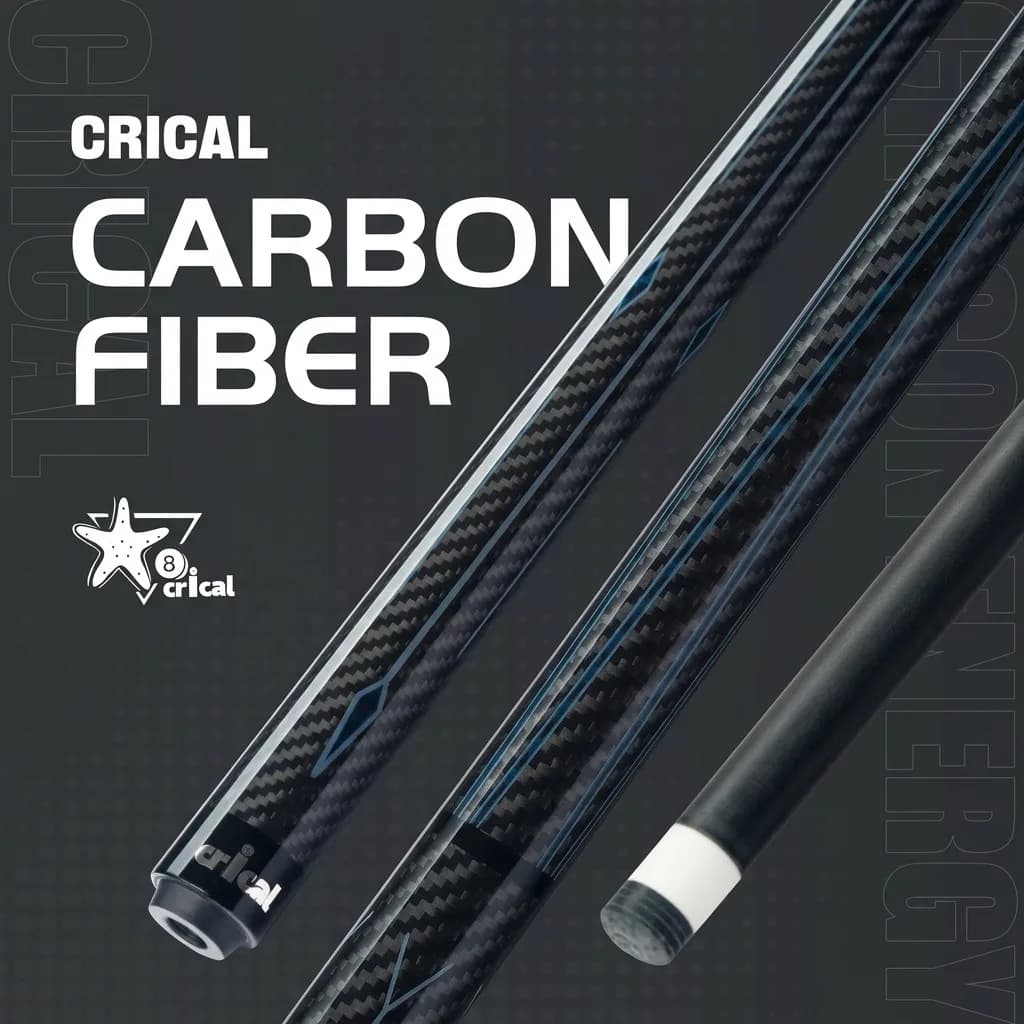 Crical 3 Cushion Billiard Cue With Carbon Fiber Shaft 12mm Tip 142 CM Libre Professional Carbon Cue For Carom Billiard Cue