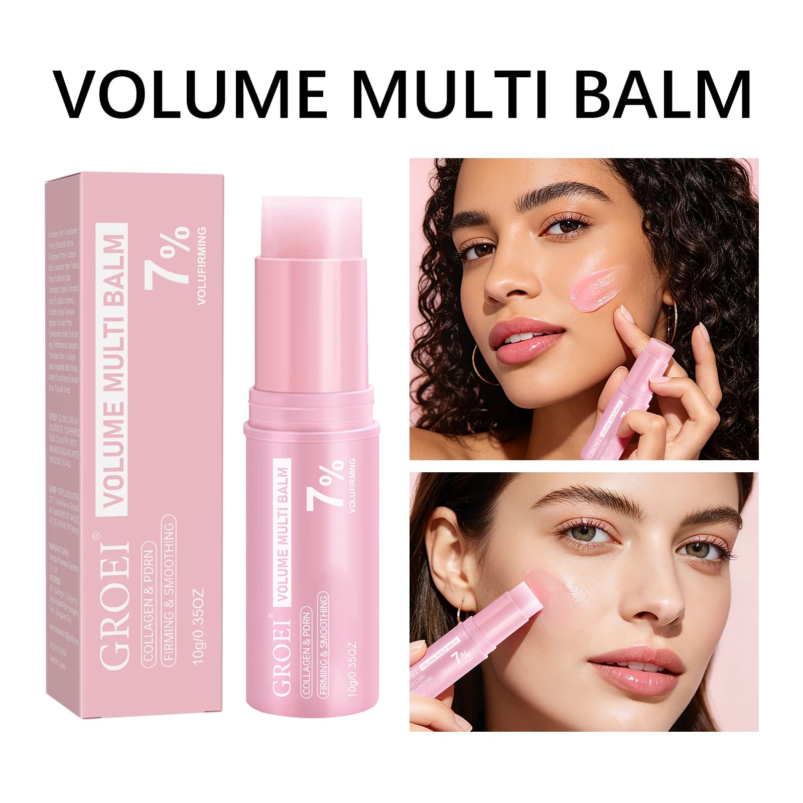5pcs 10g Multi-Effect Moisturizing Cream - Collagen & PDRN Firming Hand Stick, Deeply Moisturizes Dry Skin & Improves Dullness.