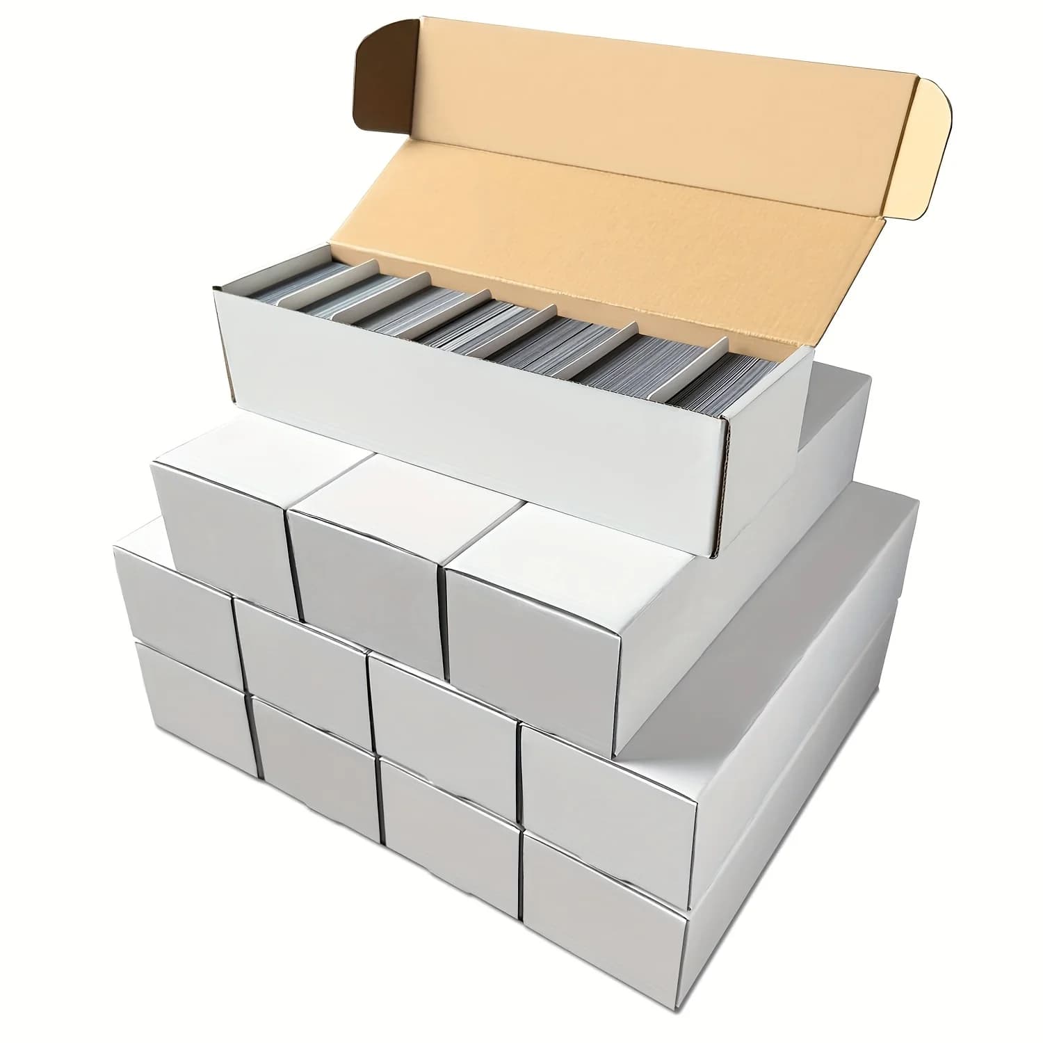 6PC/12PC, Card Storage Box, Easy to Access and Store Cards, Can Be Sealed by the Lid to Protect Internal Items.