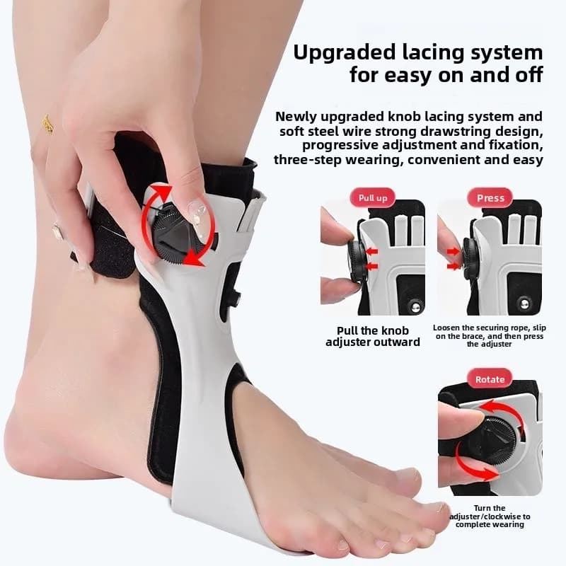Foot Valgus Inversion Corrector Rotary Knob  Buckle Type Fixed Airbag Rotary Knob and Buckle Type Ankle Protection Equipment