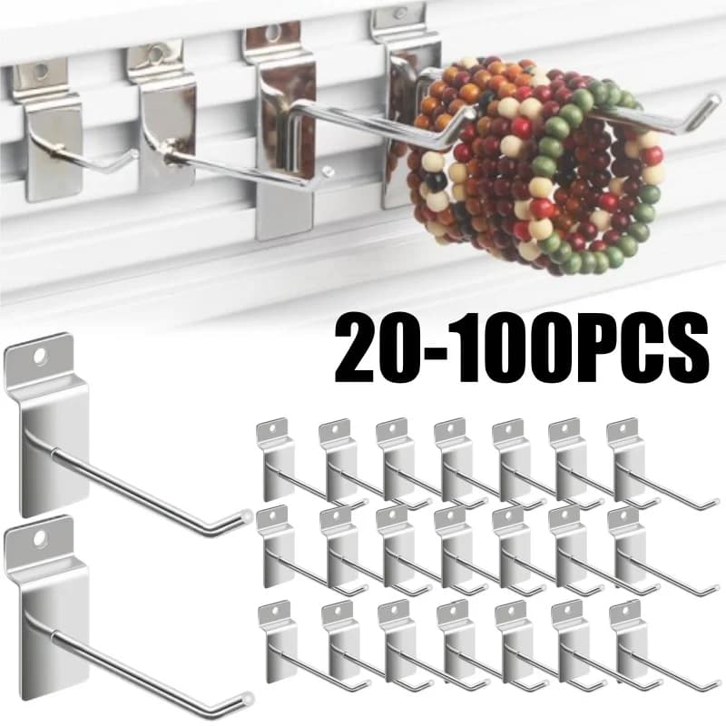 Metal Display Hooks Multi-purpose Storage Rack Accessories Shelf Hooks Towel Hooks Garage Hole Plate Bathroom Fixtures