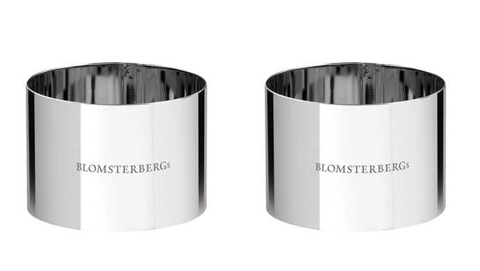 Kageringe 2stk. - Ø7cm H5cm, Blomsterbergs