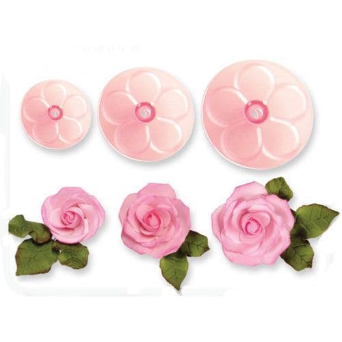 JEM Cutter Easy Rose - Sæt med 3 små