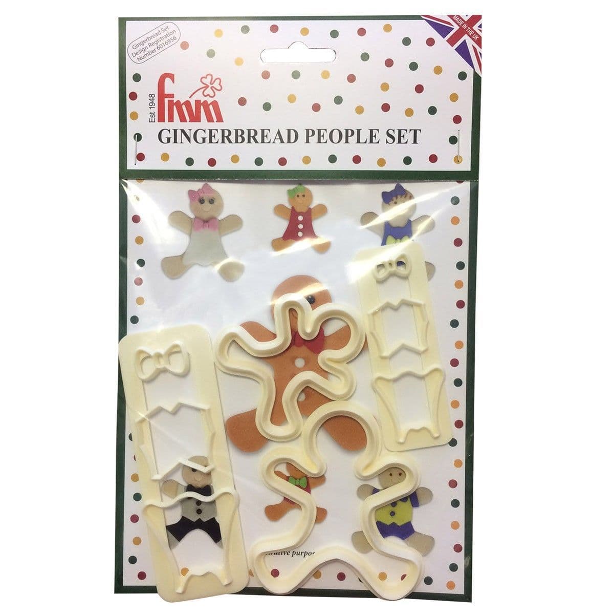 Gingerbread People Cutter Set - FMM
