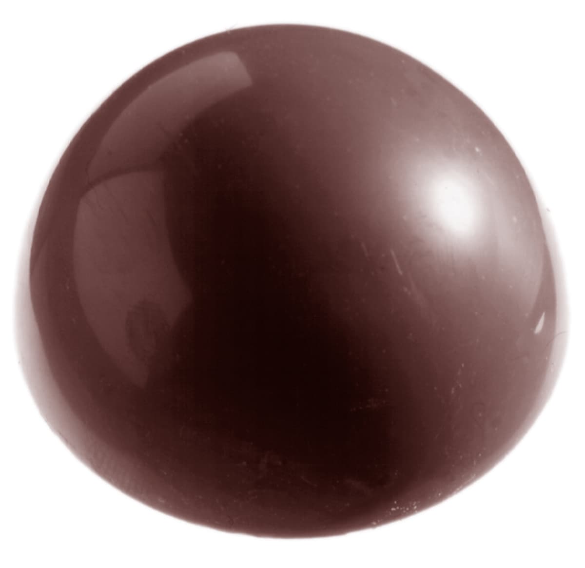 Kugle Ø50 mm Chokoladeform, Chocolate World