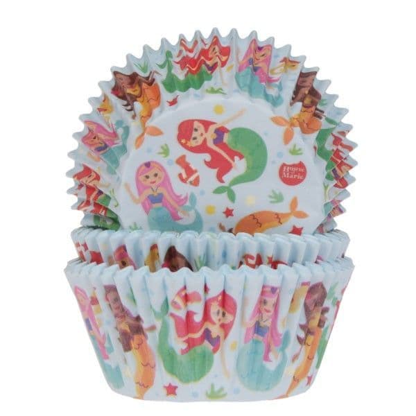 Mermaid Muffinsforme 50 stk, House of Marie