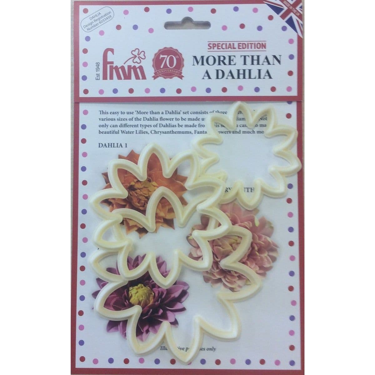 More Than a Dahlia Cutter/Udstikker Sæt/3 - FMM