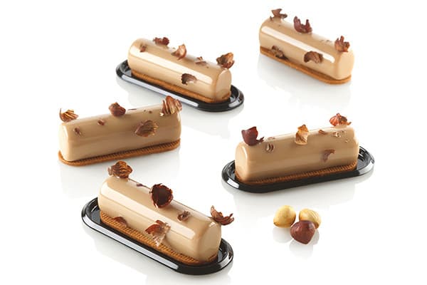 Cylindre 30 – Eclair Silikoneform Sæt, Silikomart Professional