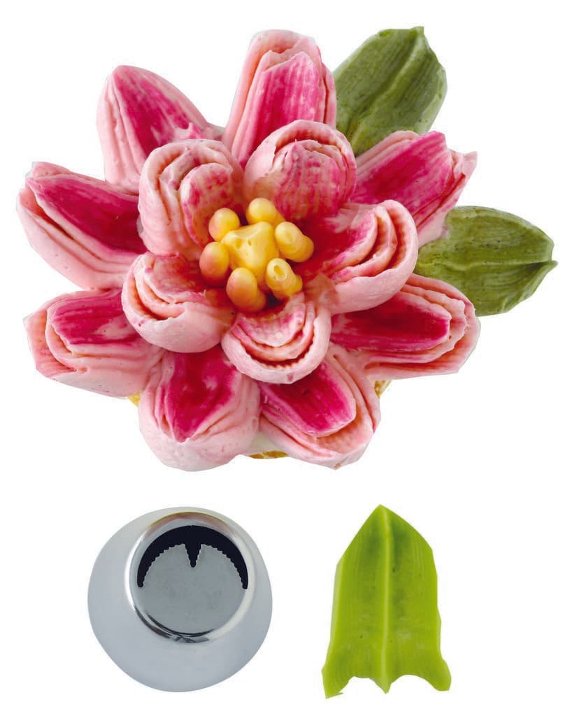 Russian Piping Nozzle – Indented Rib Leaves No. 5, Blomstertylle