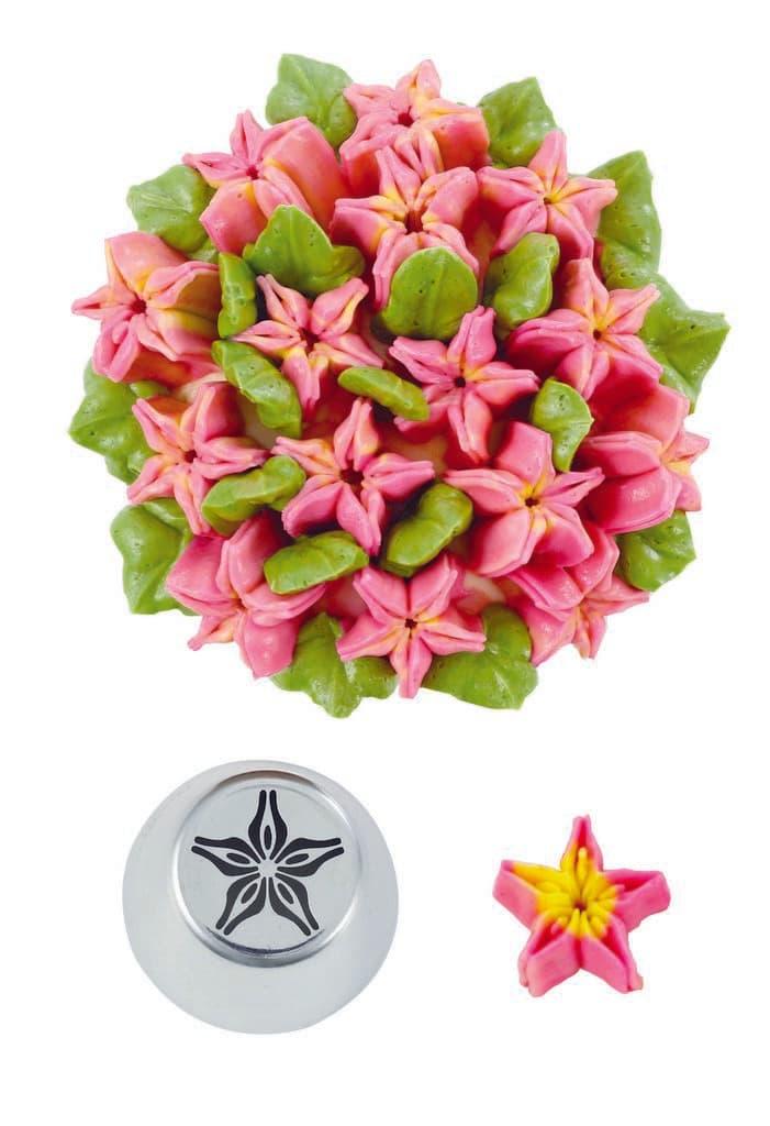 Russian Piping Nozzle – Star Shaped Flower No. 30, Blomstertylle