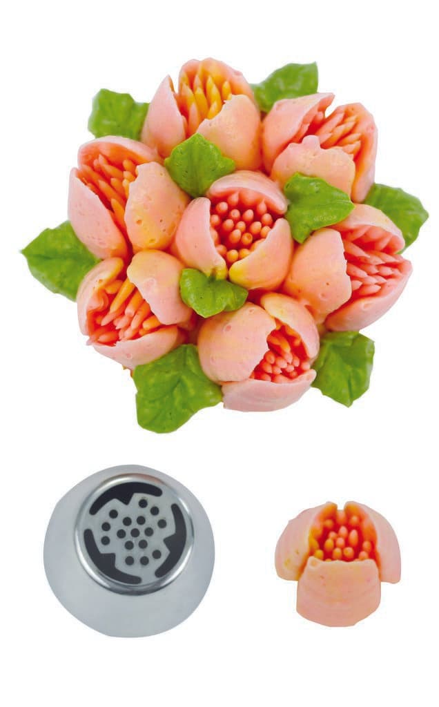 Russian Piping Nozzle – Flowers With Pistils No. 38, Blomstertylle