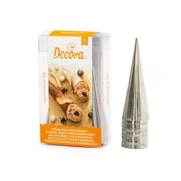 Cannoli-kegler/Bagehorn, 8 stk - Decora