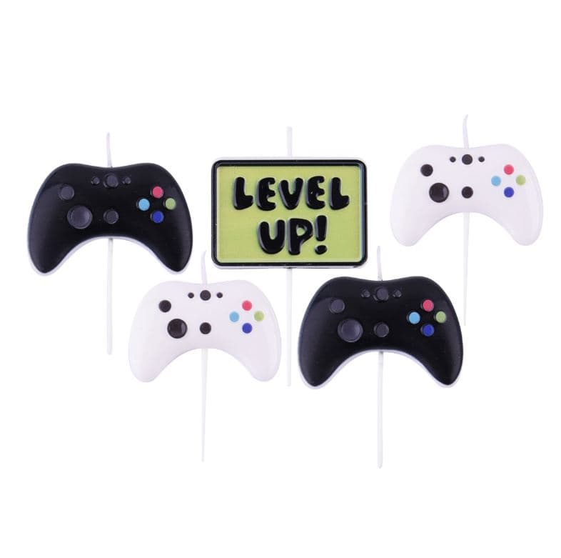 Gamer Fødselsdagslys, 5 stk. - PME
